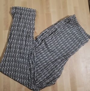 Patterned loose pants